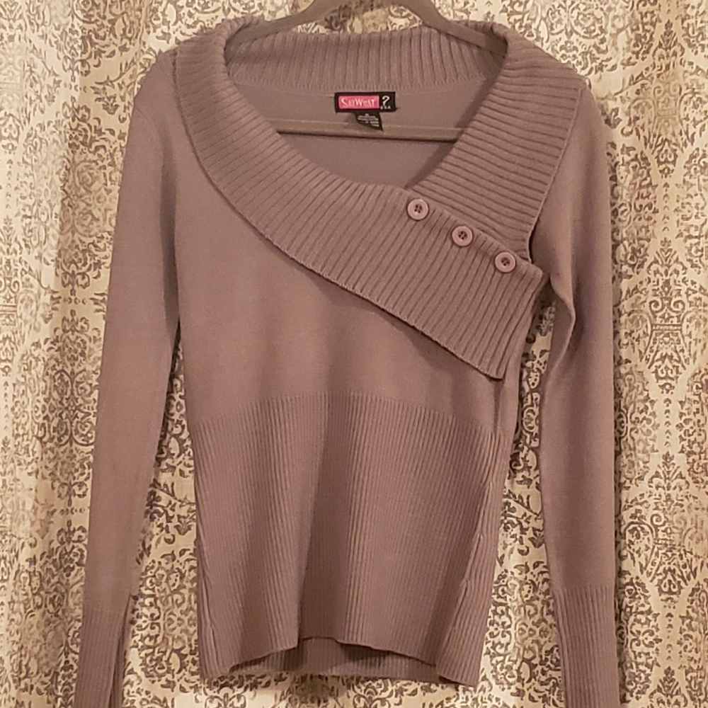 Say what? Womans Sweater